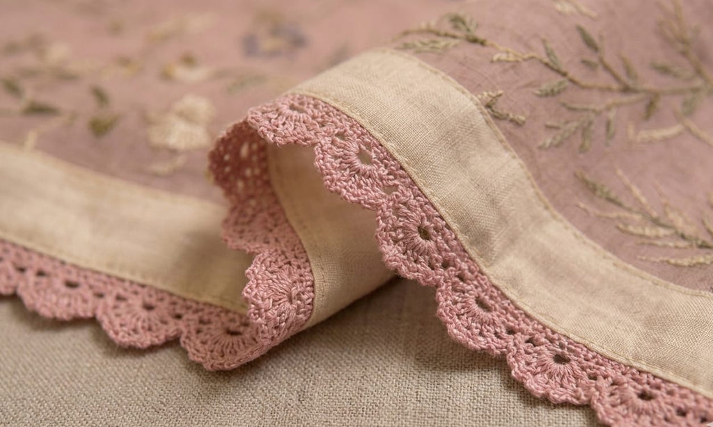Pink Japanese Mul sari