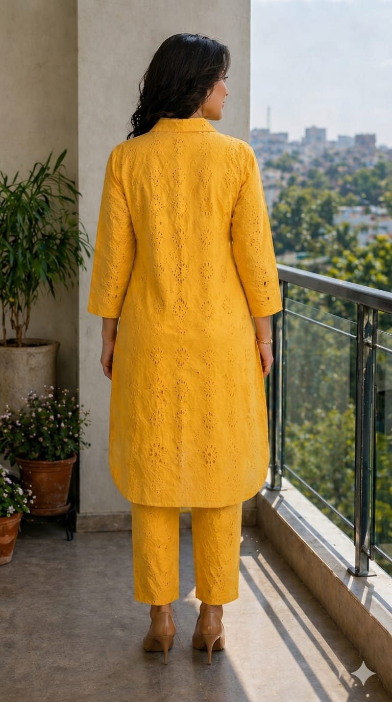 Yellow Blossom Cotton Hakoba