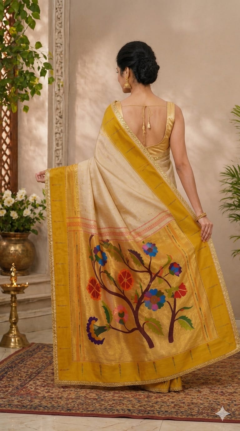 Ivory Gold Pithani