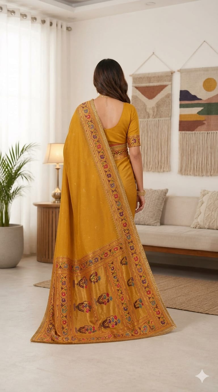 Golden yellow Pithani