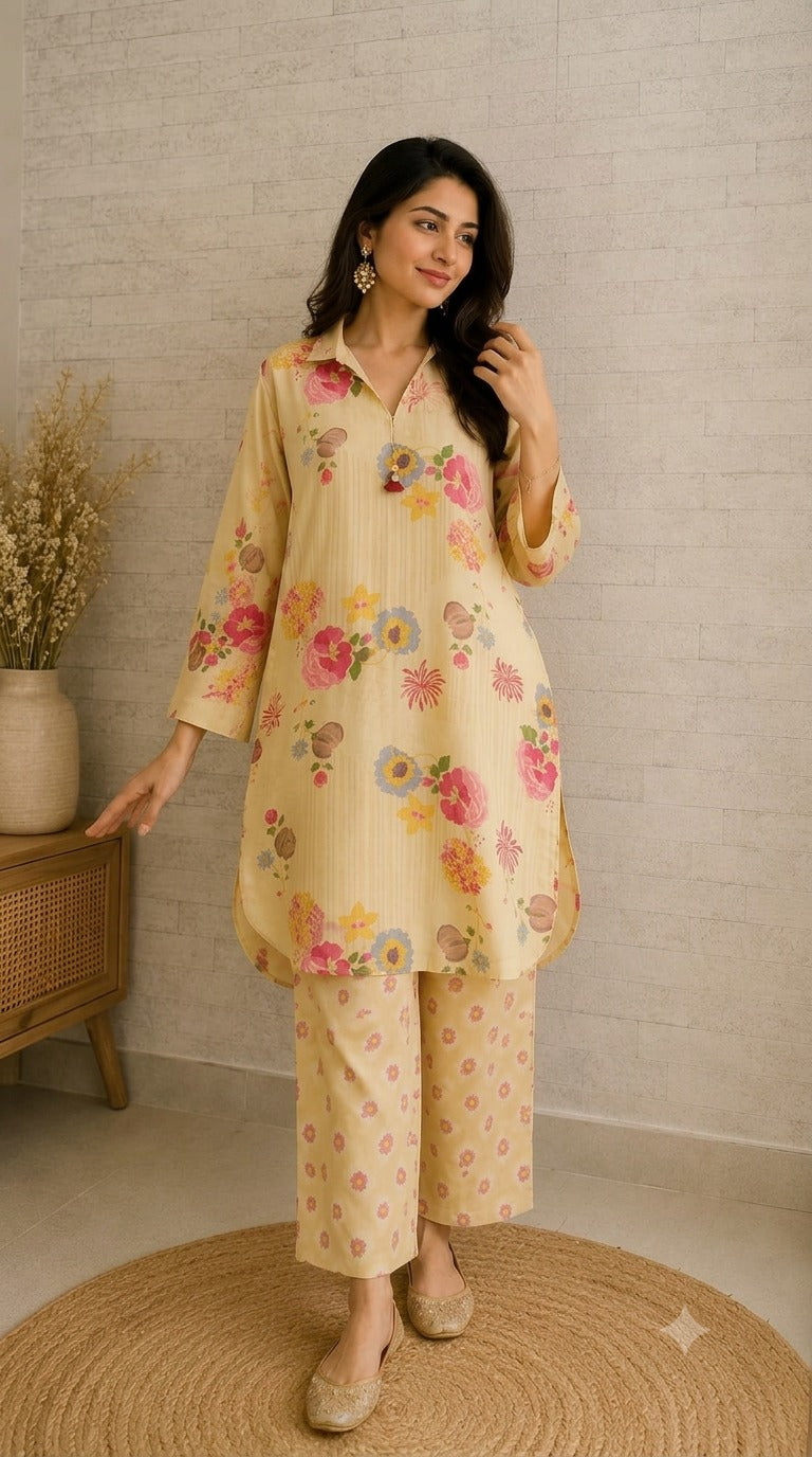 Ivory Bloom Loungewear