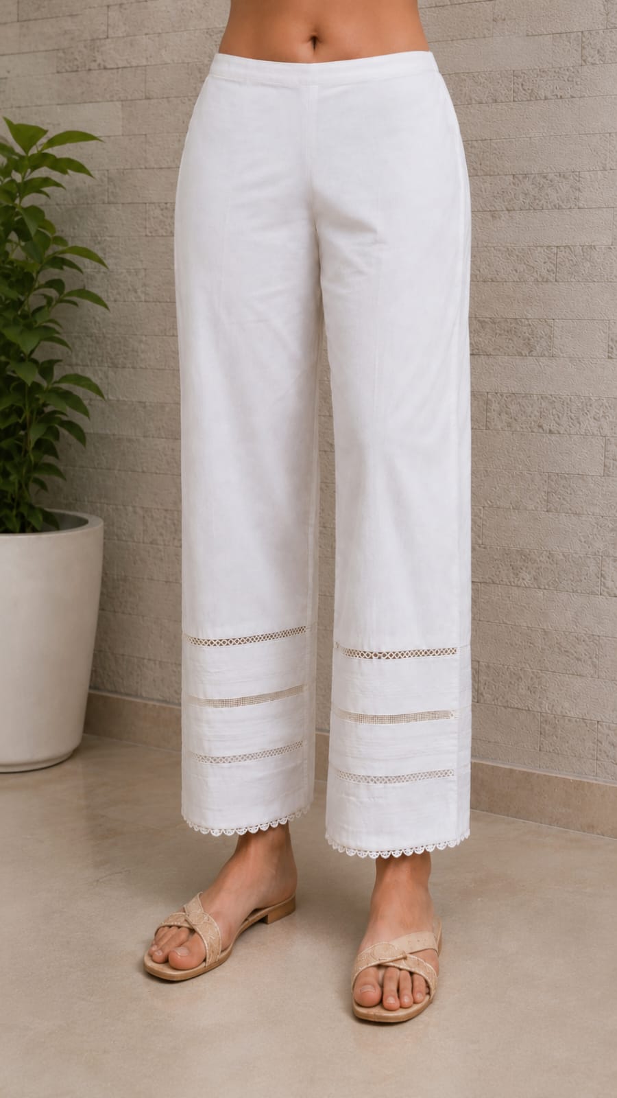 Cloud White Pant