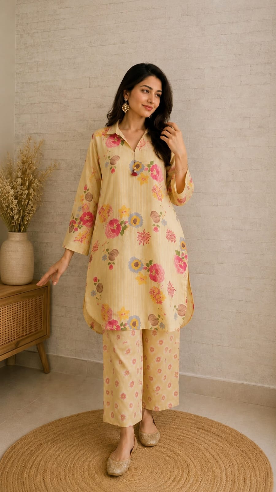 Ivory Bloom Loungewear