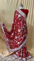 Red Tomato Parsi Gara Saree